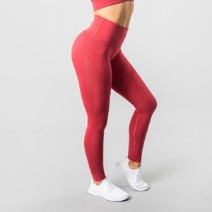 Alphalete aero legging coral red